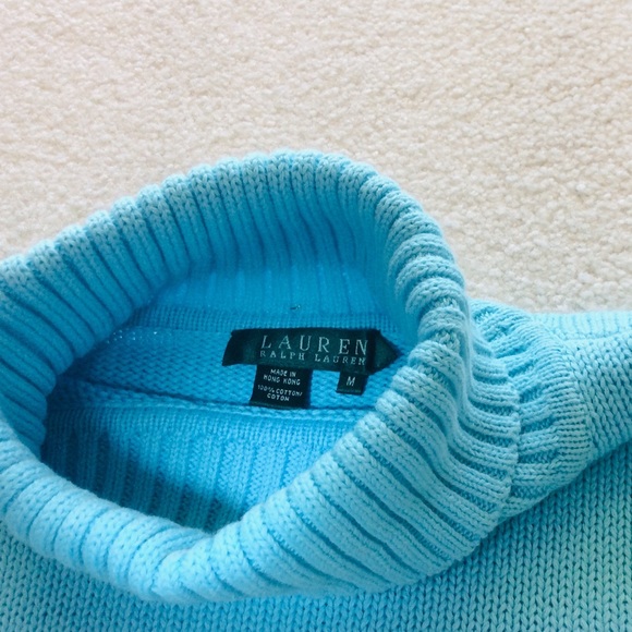 Classic Ralph Lauren 3/4 sleeve turtleneck sweater - Picture 5 of 9